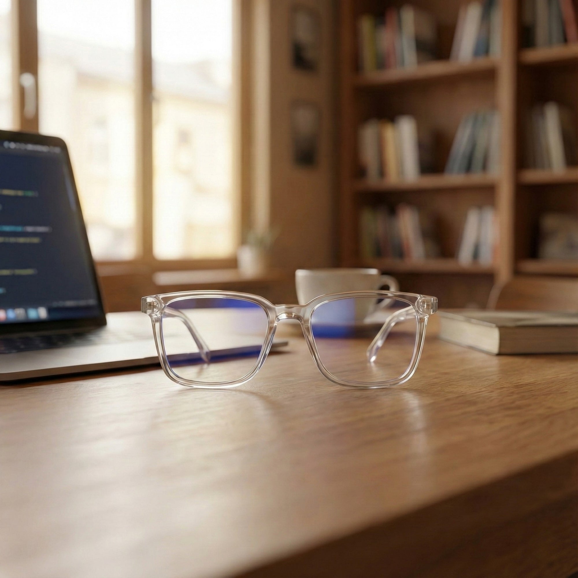 Göz Yorgunluğunu Azaltan Ekran Gözlüğü - Şeffaf Tarz Çerçeve