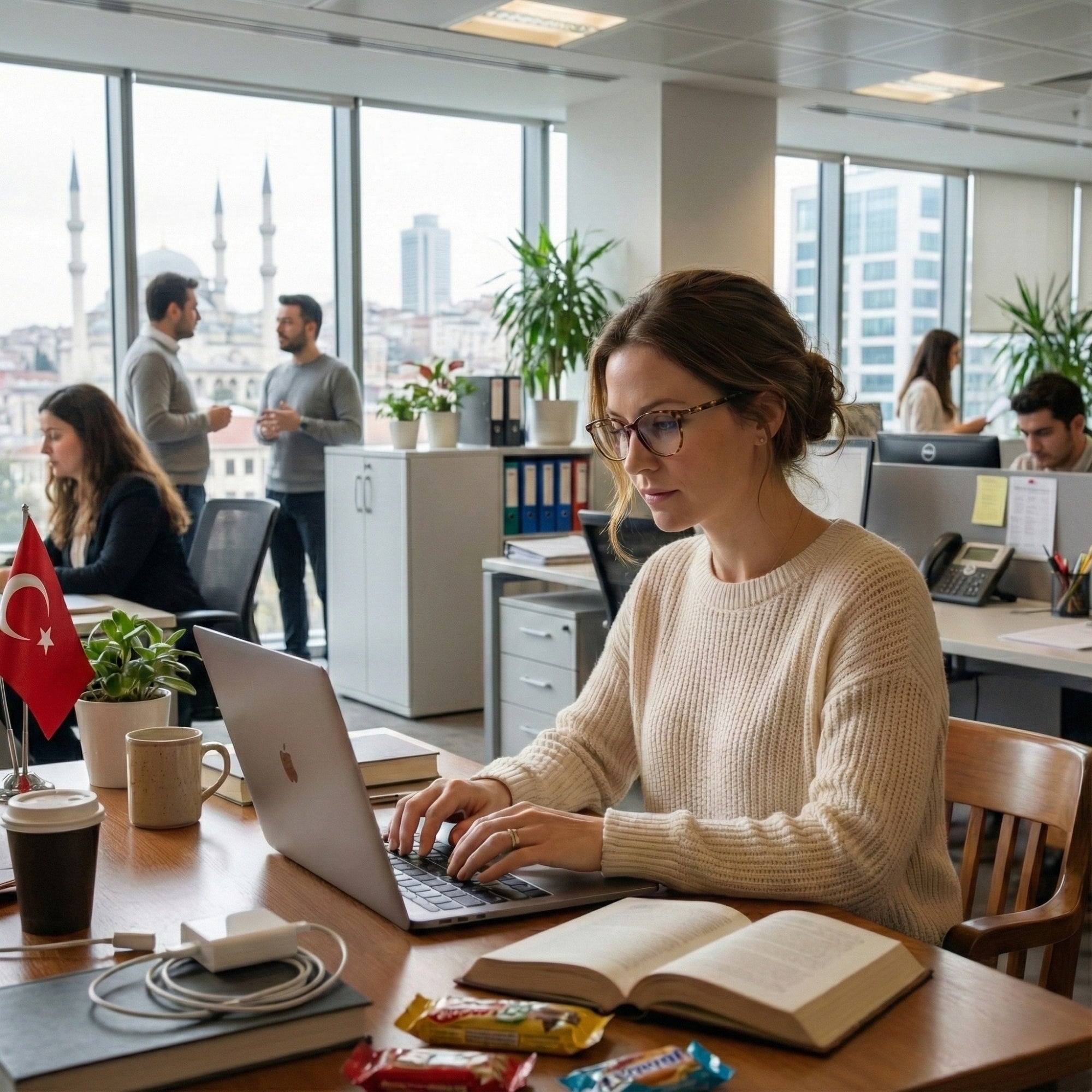 Göz Yorgunluğunu Azaltan Ekran Gözlüğü - Kedi Gözü Tasarımı Leopar Desenli