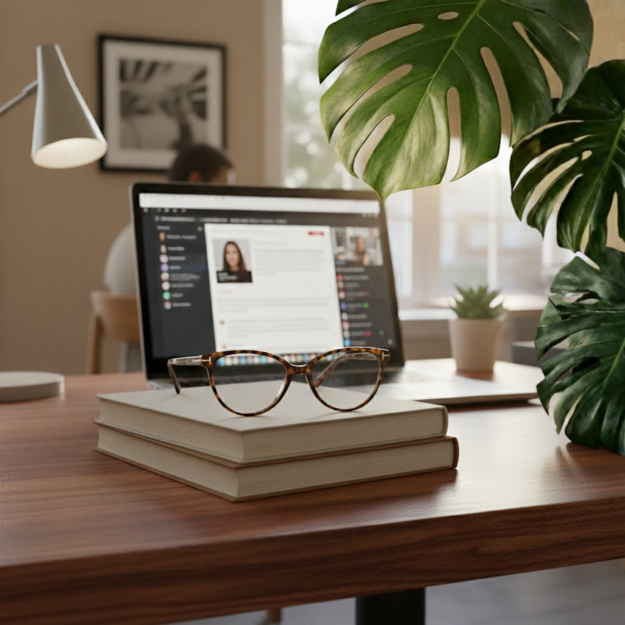 Göz Yorgunluğunu Azaltan Ekran Gözlüğü - Kedi Gözü Tasarımı Leopar Desenli