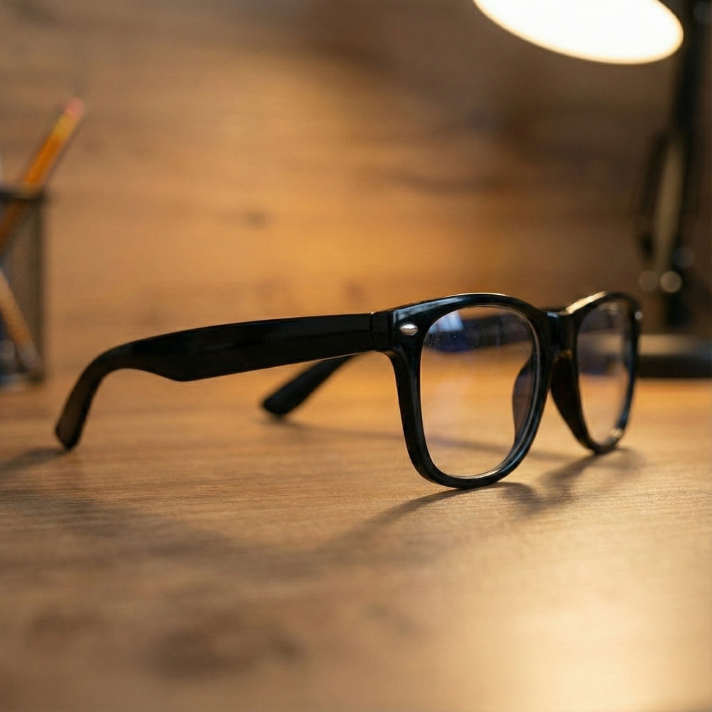 Göz Yorgunluğunu Azaltan Ekran Gözlüğü - Klasik Siyah Çerçeve