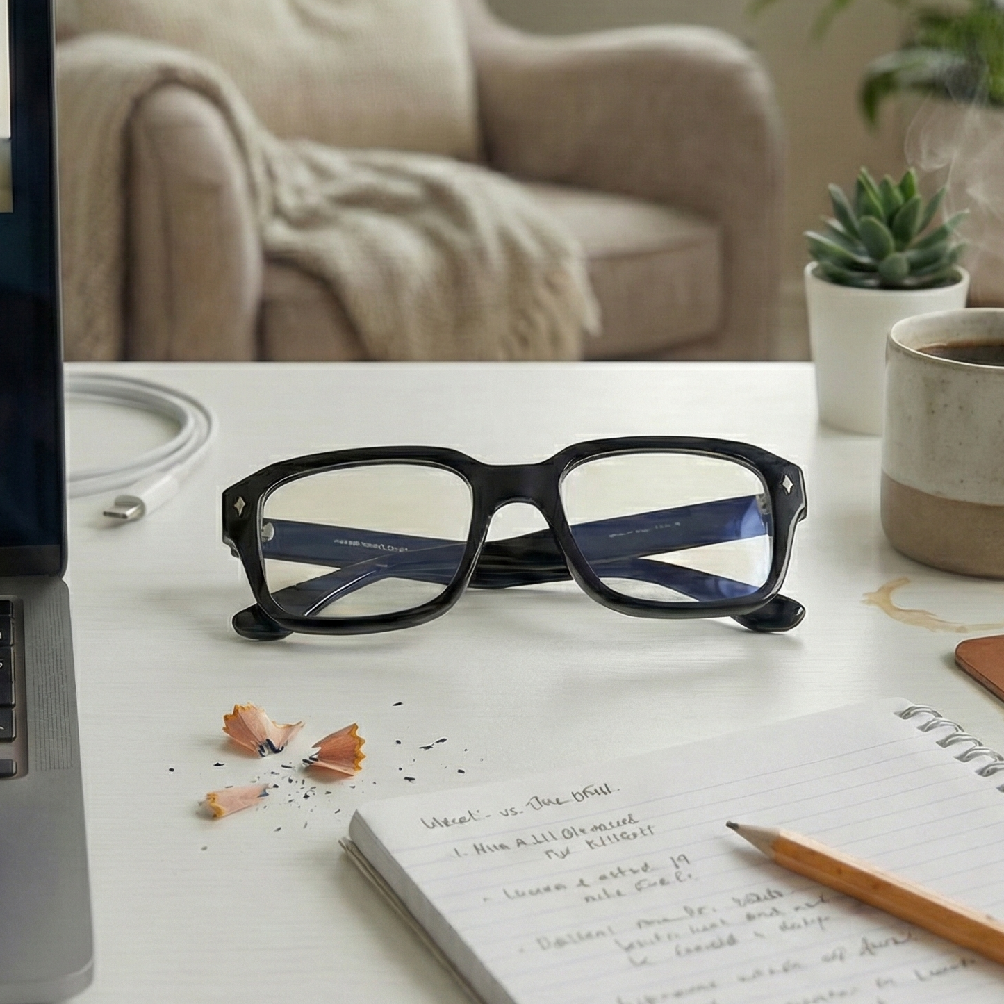 Göz Yorgunluğunu Azaltan Ekran Gözlüğü - Dikdörtgen Çerçeve