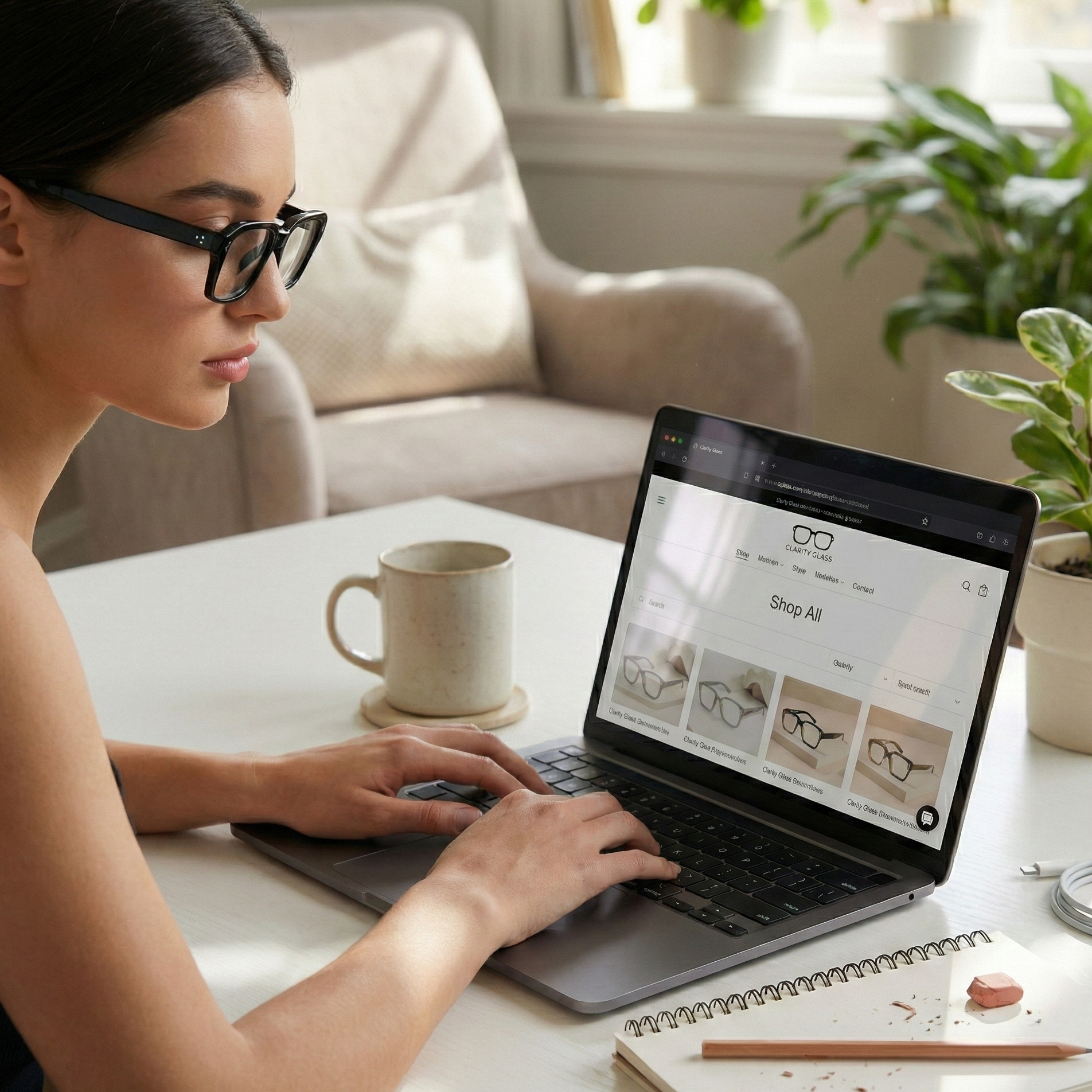 Göz Yorgunluğunu Azaltan Ekran Gözlüğü - Dikdörtgen Çerçeve