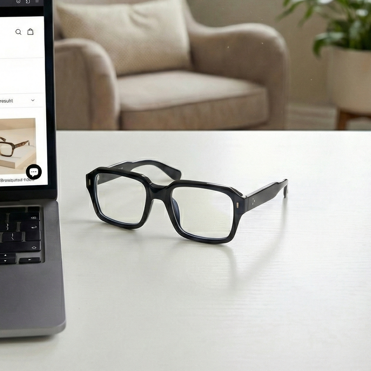 Göz Yorgunluğunu Azaltan Ekran Gözlüğü - Dikdörtgen Çerçeve