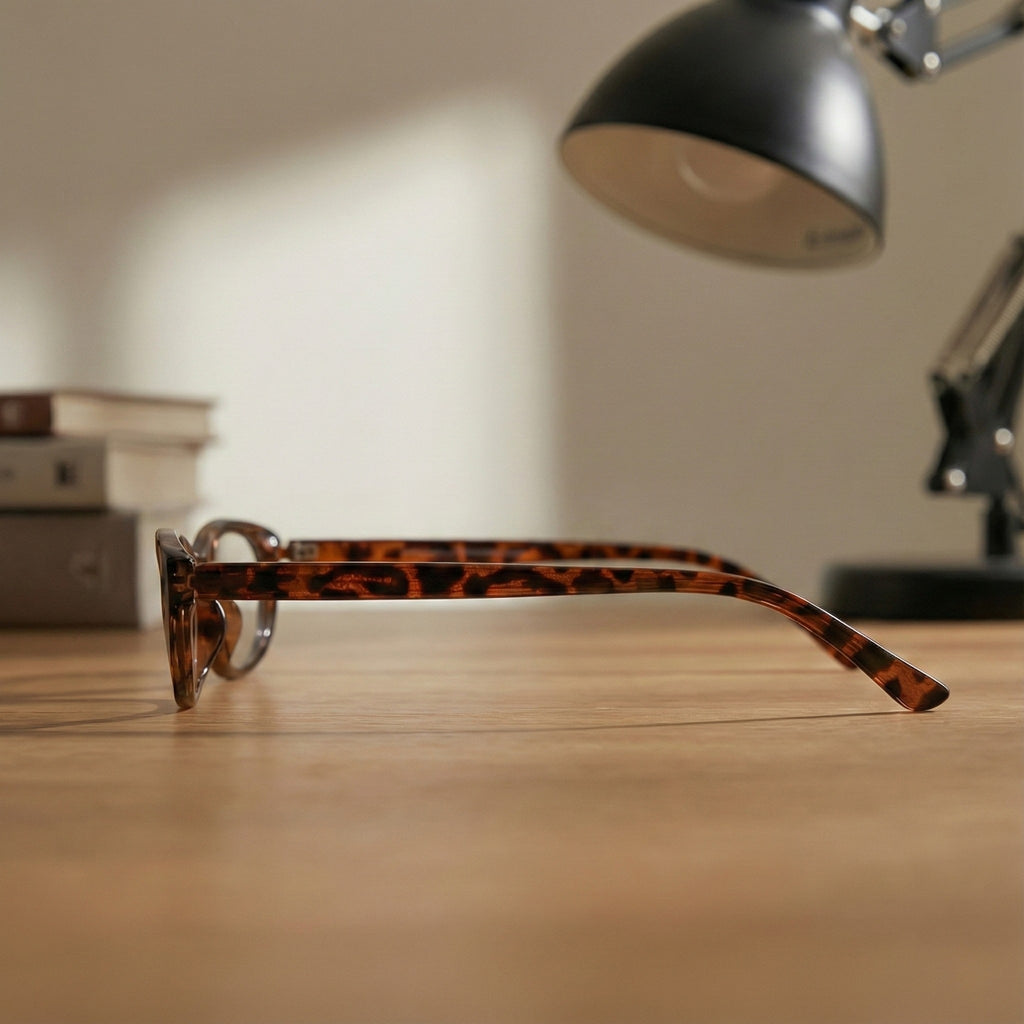 Göz Yorgunluğunu Azaltan Ekran Gözlüğü - Leopar Desenli