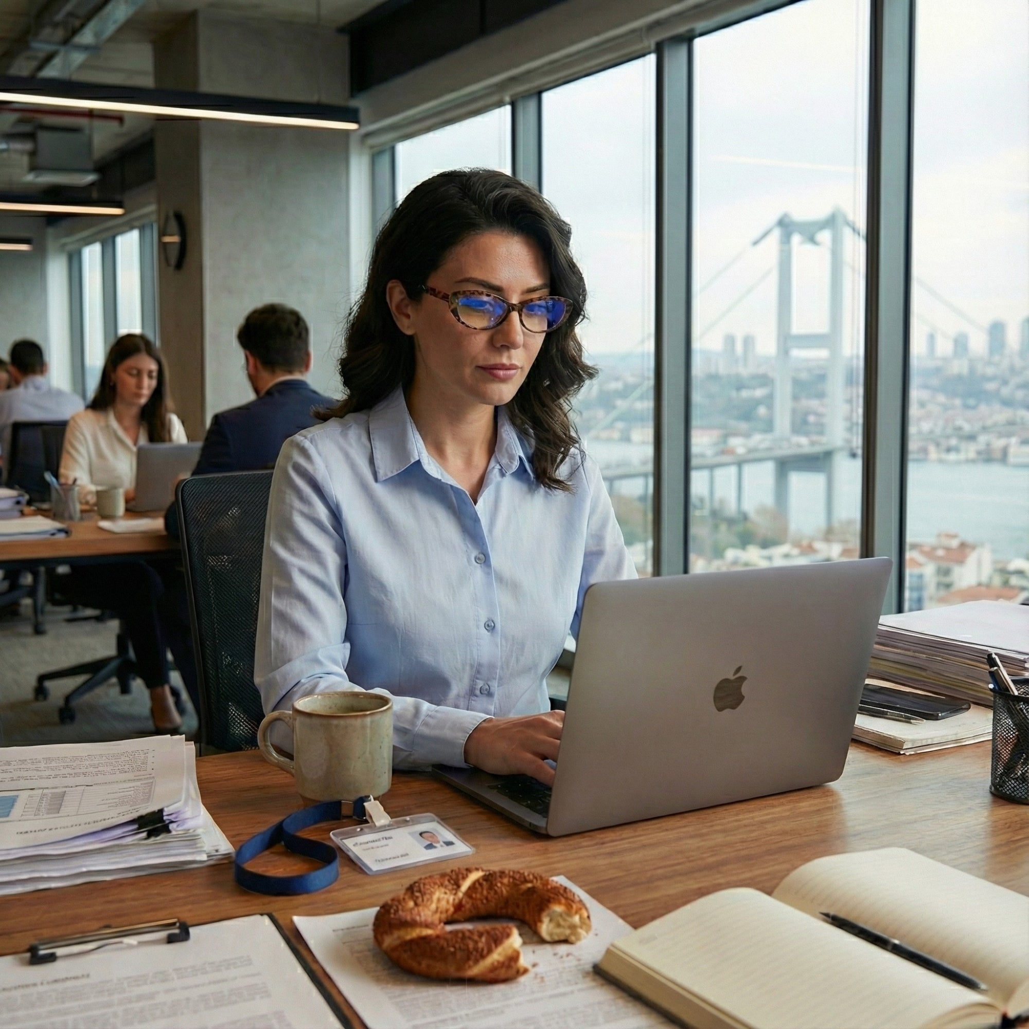 Göz Yorgunluğunu Azaltan Ekran Gözlüğü - Leopar Desenli