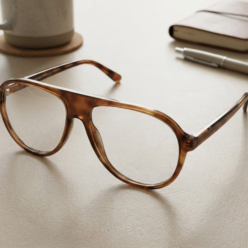 Göz Yorgunluğunu Azaltan Ekran Gözlüğü - Damla 2 Kahverengi