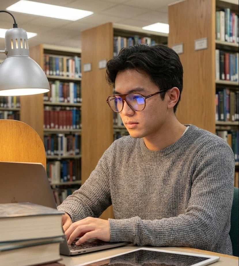 Göz Yorgunluğunu Azaltan Ekran Gözlüğü - Damla 2 Kahverengi