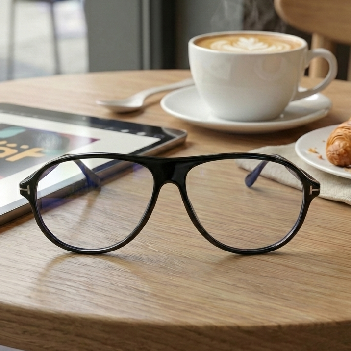 Göz Yorgunluğunu Azaltan Ekran Gözlüğü - Damla 2 Siyah