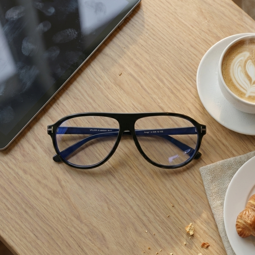 Göz Yorgunluğunu Azaltan Ekran Gözlüğü - Damla 2 Siyah