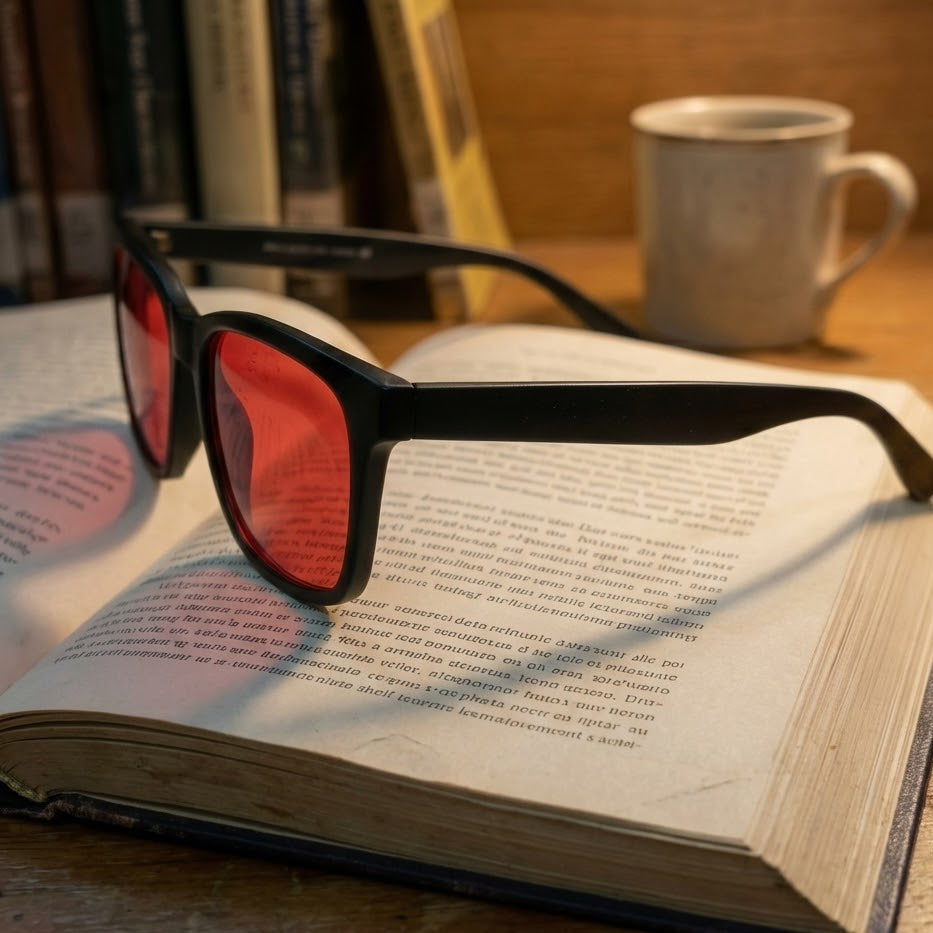 Gece Ekran Gözlüğü - Kırmızı&Siyah