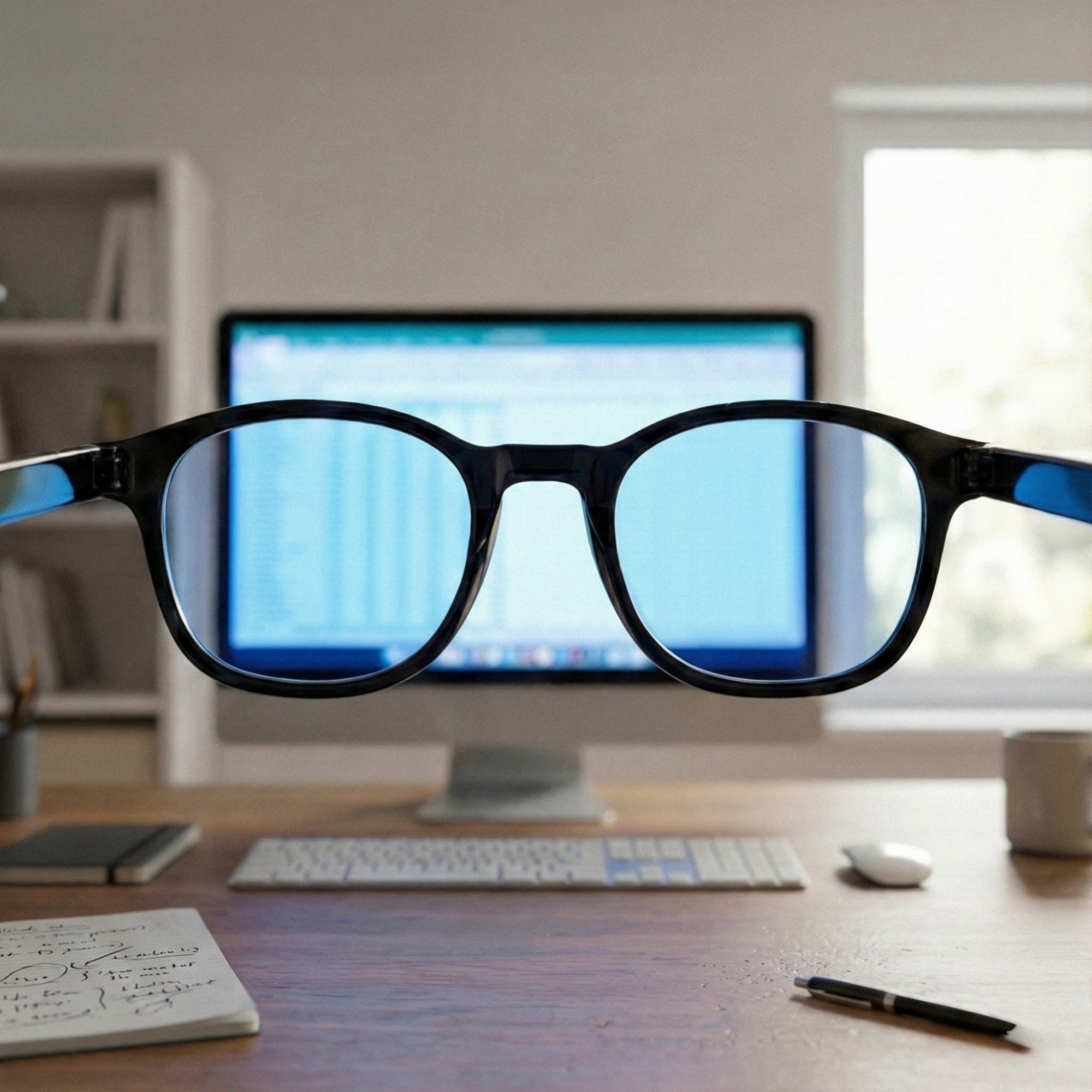 Göz Yorgunluğu Azaltan Ekran Gözlüğü - Siyah Kemik