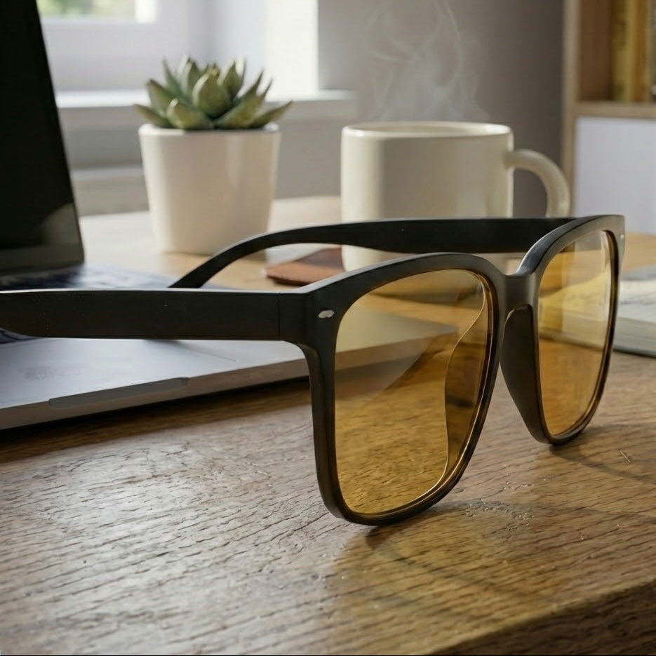 Gündüz Ekran Gözlüğü - Sarı&Siyah